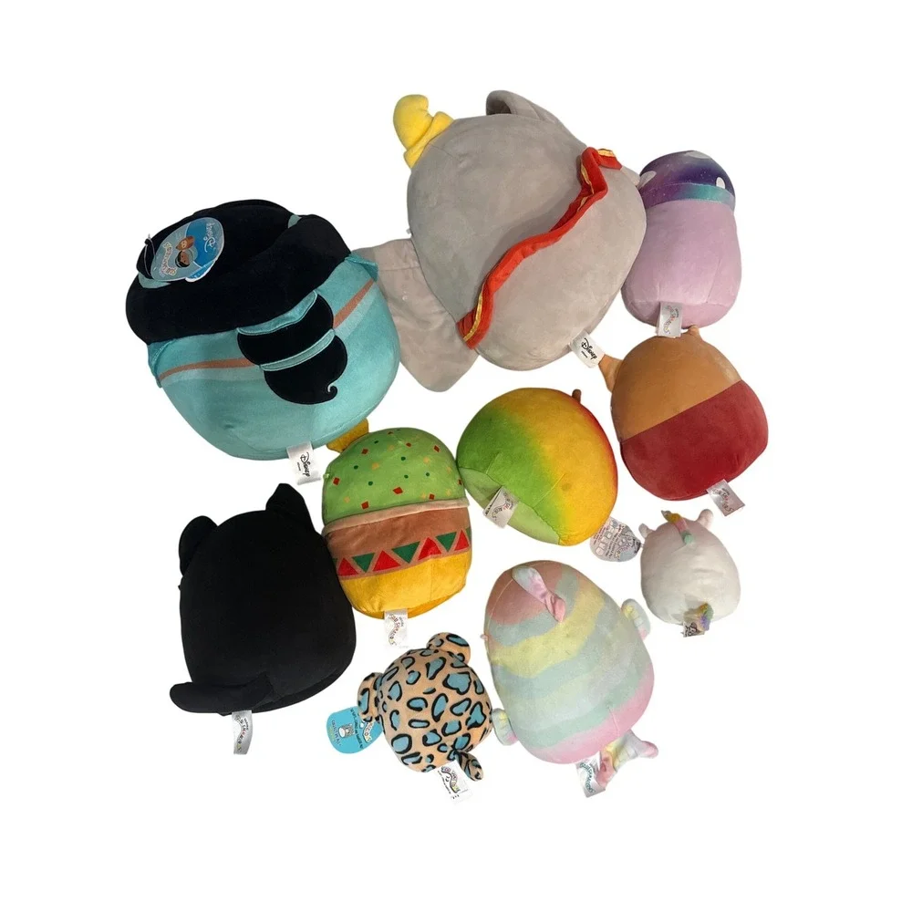 Squishmallows Plush‎ Bundle of 10 (3 with Tags)